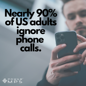 Only 10% in the USA answer all their phone calls