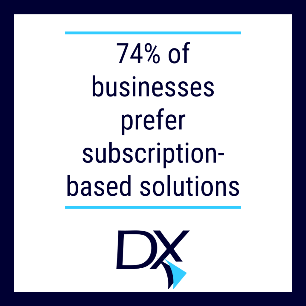 do businesses prefer subscription based services